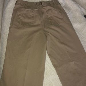 Wide legged cargo pants